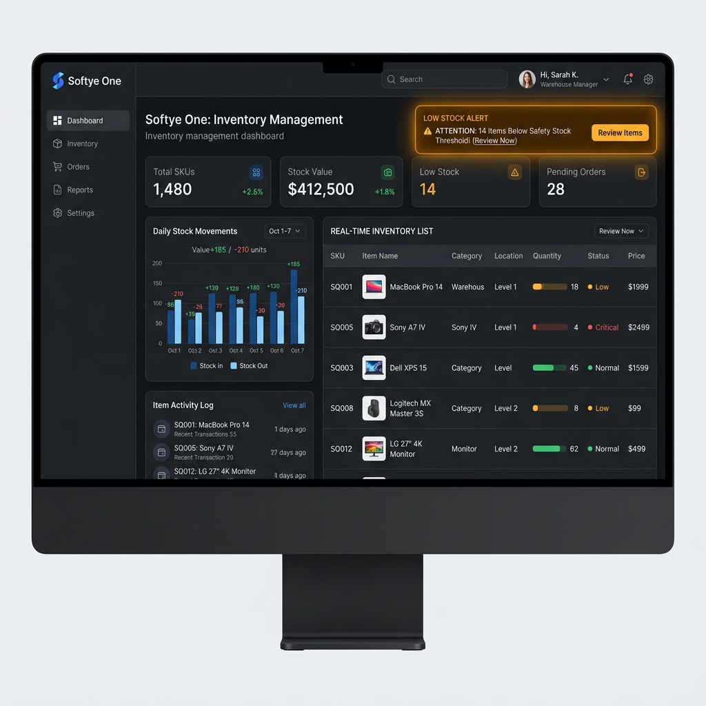 Textile Inventory Dashboard